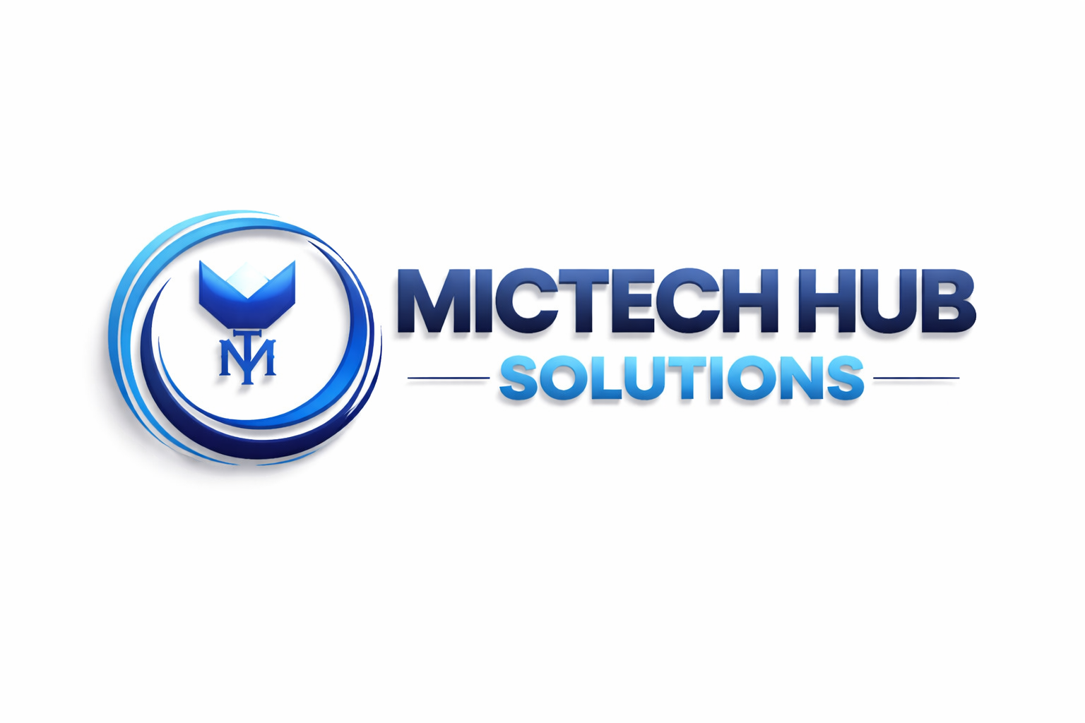 3D logo design for MICTECH HUB